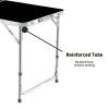 Camping Table 120cm Black With 4 Chair