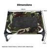 Pet Outdoor Waterproof Camping Bed (XL Army)