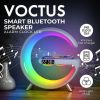 VOCTUS Dimmable LED Table Desk Lamp with Wireless Charger Bedside Light White