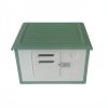 Small Plastic Pet Dog Puppy Cat House Kennel With Door Green