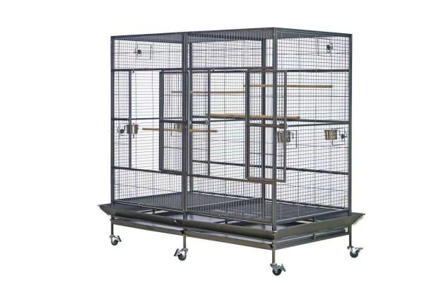 XXXL 195 cm Bird Cage Pet Parrot Aviary  Perch Castor Wheel