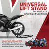 Motorcycle Universal Paddock Rear Stand Lift Fork Stand Rear Wheel Swingarm Spool