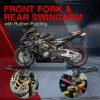Motorcycle Universal Paddock Front & Rear Stand Lift Fork Stand Rear Wheel Swingarm Spool
