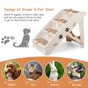Pet Dog Stairs Steps for Small Dogs with Non-Slip Pads Car Foldable Dog Ramp Dog Steps Grey