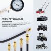 Engine Cylinder Compression Test Gauge Detector Kit Set For Car Motorcycle Tool