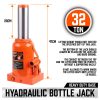32-Ton Hydraulic Bottle Jack Heavy Duty Lifter Car Repair Truck Caravan 4WD New