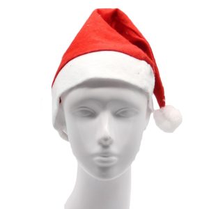 Christmas Unisex Adults Kids Novelty Hat Xmas Party Cap Santa Costume Dress Up, Santa Hat (Adults)