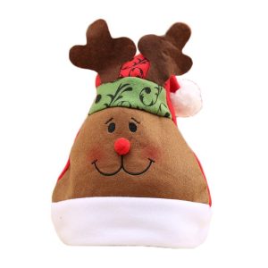 Christmas Unisex Adults Kids Novelty Hat Xmas Party Cap Santa Costume Dress Up, Reindeer