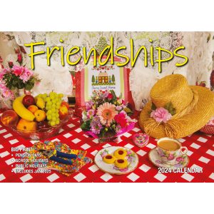 Friendships 2024 Rectangle Wall Calendar 13 Months Planner Celebrate Bonds Gift