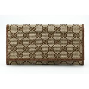 Gucci Flap Top Wallet with Multiple Compartments One Size Women