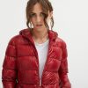 Reversible Centogrammi Long Jacket – Red and Shiny Reversible Design M Women