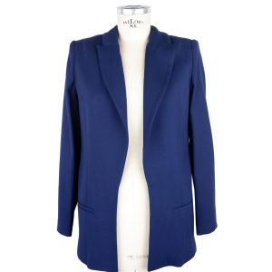 Elisabetta Franchi Open Front Jacket with 2-Pocket Design 40 IT Women