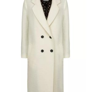 Wool Coat with Side Pockets and Internal Lining 2XL Women