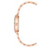 Rose Gold Fashion Watch with Quartz Movement One Size Women