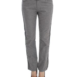 New Authentic Ermanno Scervino Gray Casual Pants Women