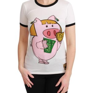 Dolce & Gabbana Year of the Pig Crewneck T-shirt Women