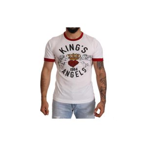 KINGS ANGELS T-shirt by Dolce & Gabbana 44 IT Men