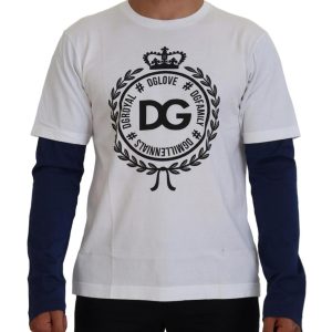 Dolce & Gabbana Crew-neck Pullover Sweater with Logo Details Men
