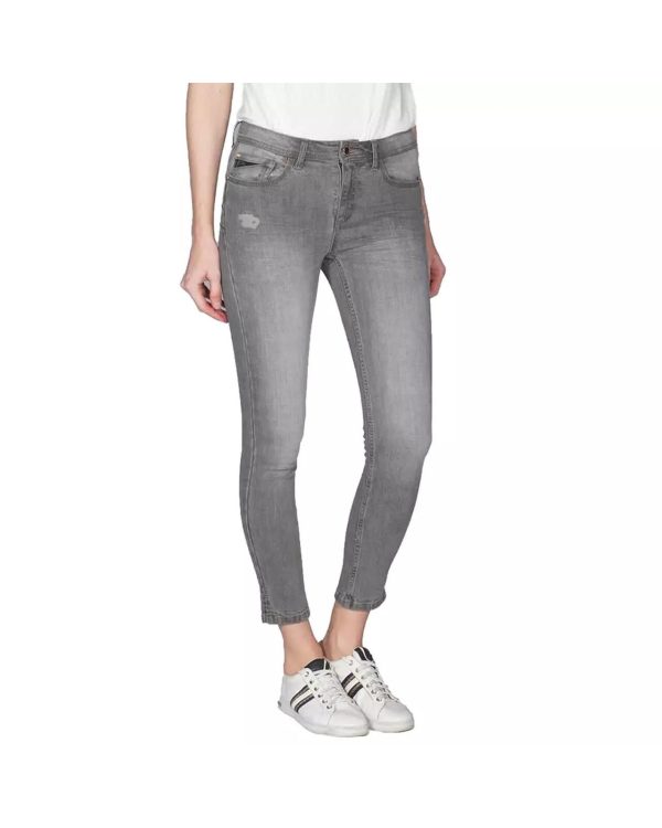 Womens Push-Up Jeggings with Ruined Effect Details W26 US Women