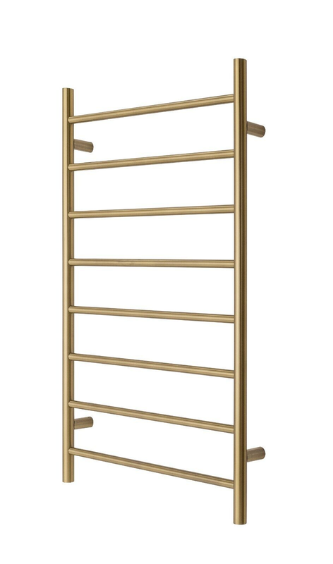 Premium Brushed Gold Towel Rack – 8 Bars, Round Design, AU Standard, 1000x620mm Wide