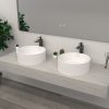 Round Cast stone – Solid Surface Basin 450mm