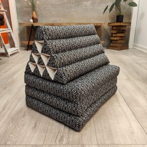 [Large] THREE FOLDS Thai Triangle Pillow Foldout Daybed TTP10BLK