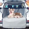 Grey Dog Car Boot Cover SUV Liner Trunk Rear Cargo Hammock Waterproof Protector