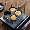 4 Mold Cast Iron Breakfast Fried Egg Pancake Omelette Fry Pan – 2
