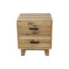 Bedside Table Rustic Timber