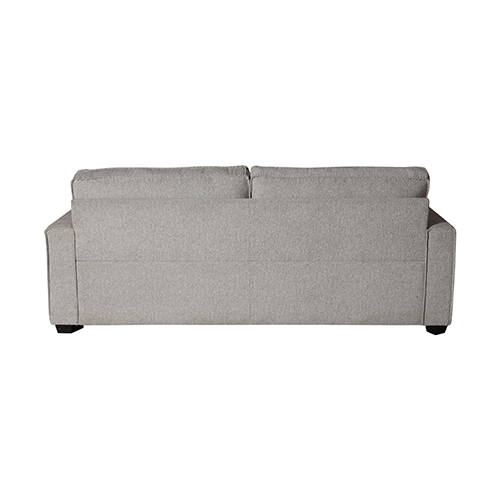 2 Seater Sofa Set Polyester Fabric Multilayer Two Pillows Attached Individual Pocket Spring