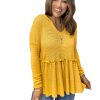 Azura Exchange Hooded Flowy Top with Frill – L