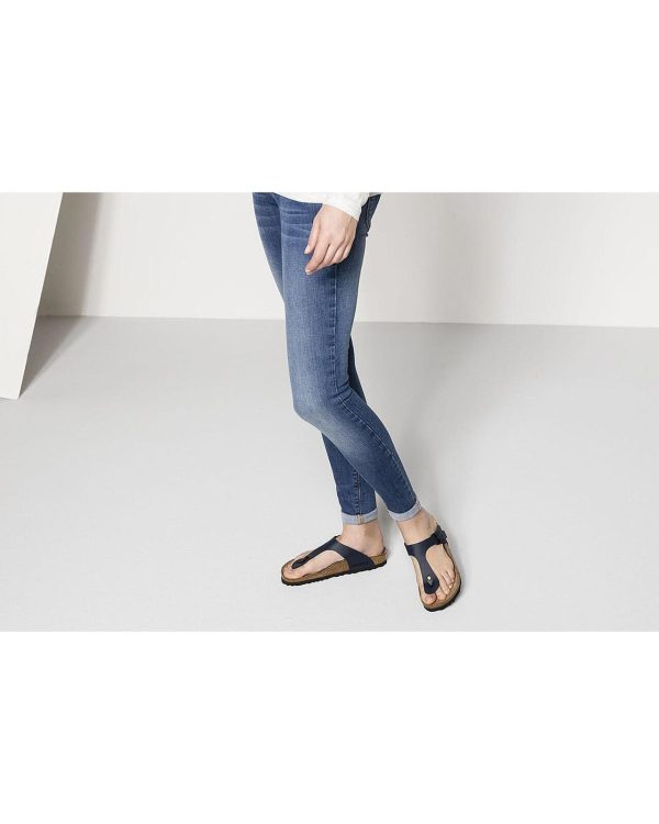 Blue Thong Sandals with Signature Support and Minimalist Look – 45 EU