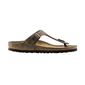 Oiled Leather Minimalist Sandals with Signature Support
