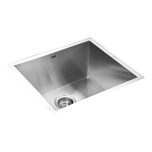 510x450mm Handmade Stainless Steel Undermount / Topmount Kitchen Laundry Sink with Waste