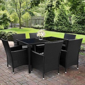 7x Outdoor Dining Set