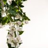 Hanging White Artificial Bougainvillea Plant UV Resistant 90cm