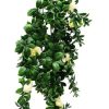 Hanging White Rose Stem UV 85cm