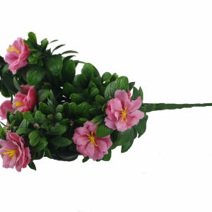 Pink Rose Bunch UV 45cm