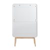 Merlin White Modern Retro Tallboy