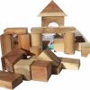 NATURAL WOOD BLOCKS 34 PCS