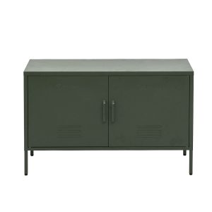 Buffet Sideboard Locker Metal Storage Cabinet – Green