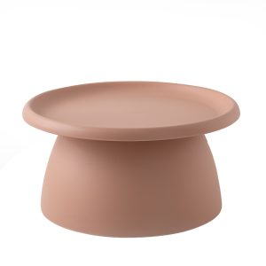 Coffee Table Mushroom Nordic Round Large Side Table 70CM – 70×35 cm, Pink