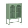 Buffet Sideboard Metal Cabinet – ELMA Green