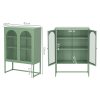 Buffet Sideboard Metal Cabinet – ELMA Green