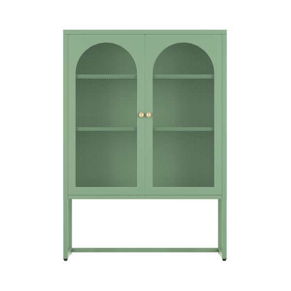 Buffet Sideboard Metal Cabinet – ELMA Green