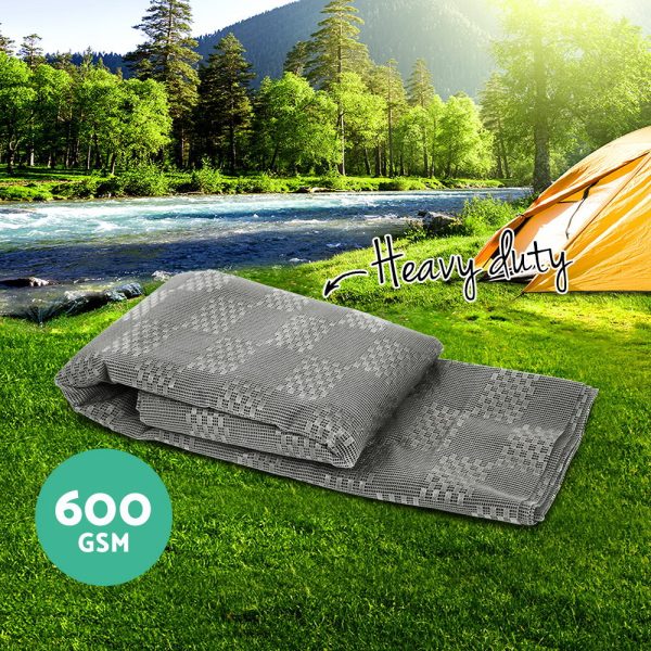 Annex Matting 600 GSM Floor Mats Mesh Caravan Parks Annexes – 7×2.5 m(600 GSM)