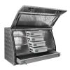 Aluminium Ute Tool Box Drawers Storage Truck Trailer Lock