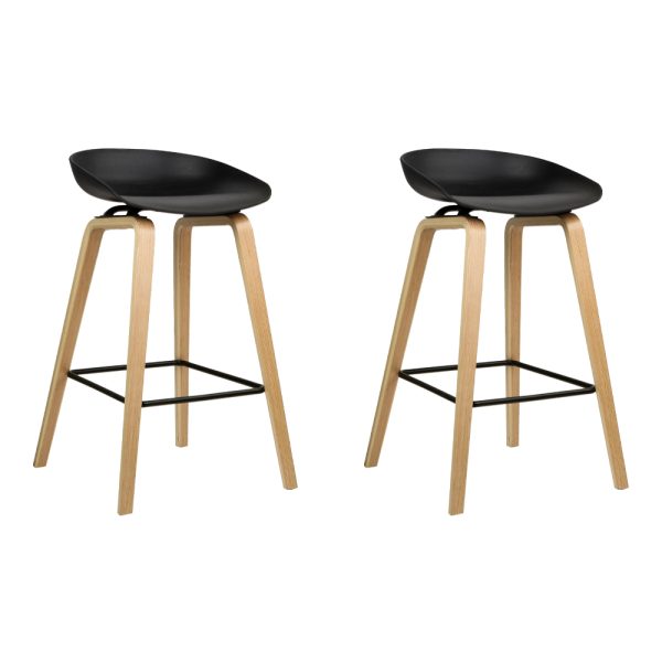 2x Bar Stools Wooden