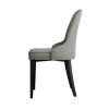 Dining Chairs Set of 2 Linen Fabric Grey