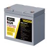 Deep Cycle Battery & Battery Box 12V AGM Marine Sealed Power Solar Caravan 4WD Camping – 75Ah